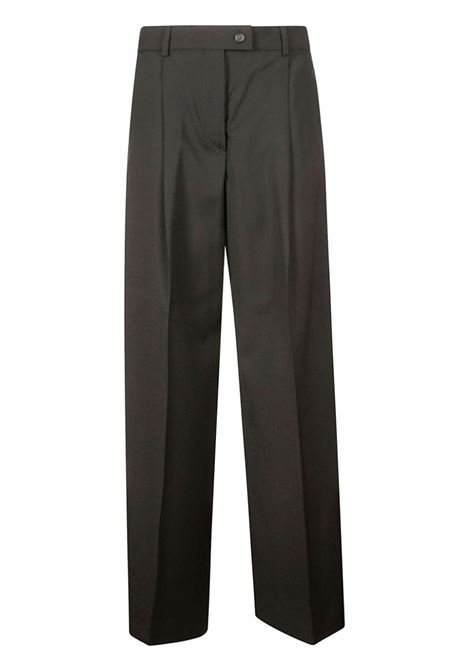 Black vela wide-leg trousers Maxmara Sportmax - women